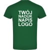 Męska koszulka T-shirt 100% miękka bawełna zielona z twoim nadrukiem roz. L
